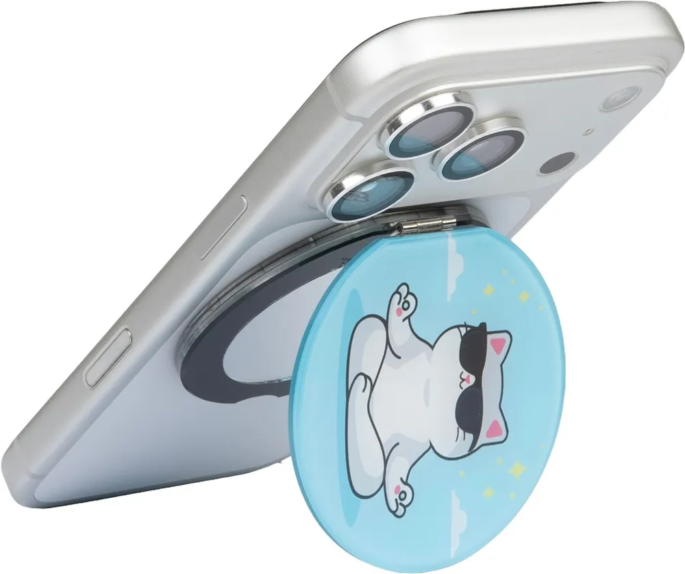 LAUT MAGMOJI MagSafe Ring Mirror Stand Cat Stay Calm, Cat Stay Calm