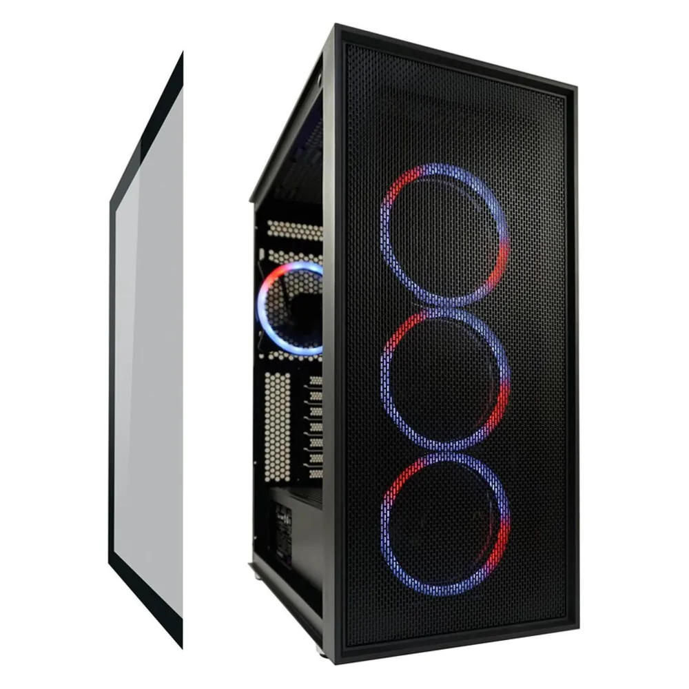 LC-Power Gehuse Gaming 802B-ON Black Wandererd X RGB black retail