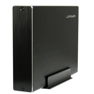 Caja PC LC-Power LC-35U3-Becrux 3,5 Zoll Aluminium Schwarz USB 3.2 Gen 1