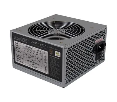 LC600-12 V2.31, Grau, Office Serie, 400 W, 80 Plus Bronze, ATX PC-Netzteil