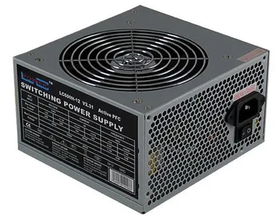 LC600H-12 V2.31, Grau, Office Serie, 600 W, ATX PC-Netzteil