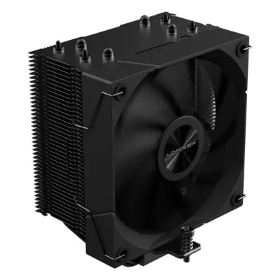 Kühler Luft LC-Power Socket Intel LGA1851/AMD AM5 120mm LC-CC-120-B4 Schwarz 4 Heatpipes PWM