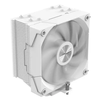 Kühllösung Luft LC-Power Intel AMD 120mm LC-CC-120-W4 Weiß 4 Heatpipes PWM