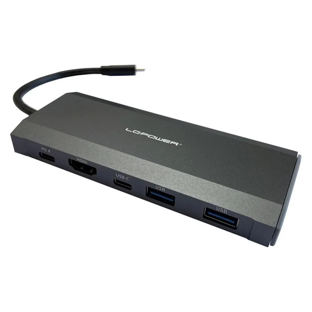 LC-Power HUB-C-MULTI-7-M2 USB-C-Hub/M2 M.2-SSD retail