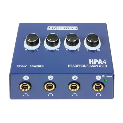 LD Systems HPA4 Verstärker für 4 Kopfhörer