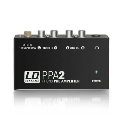 LD Systems PPA2 Analoger Vorverstärker und Equalizer für Plattenspieler