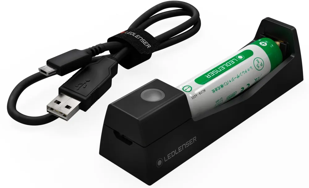 Ledlenser 14500 Li-Ion Akku 750 mAh inkl. externem Ladegerät