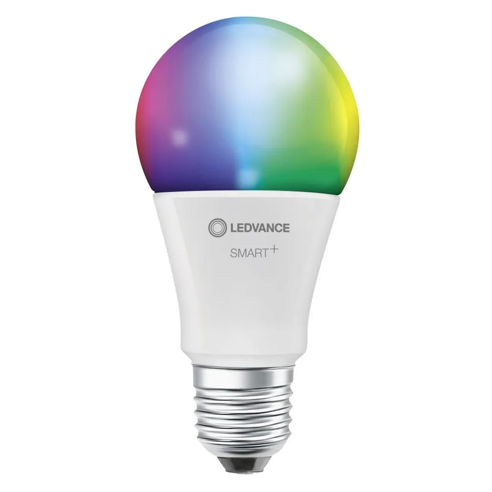 Smarte LED-Lampe WiFi, Glühbirne, 9.5W ersetzt 75W, E27, RGBW, matt (00217770)
