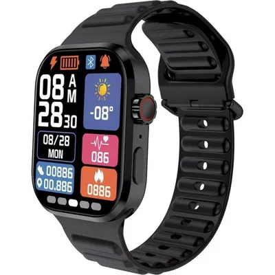 Ledwood LD80PLUS Bluetooth 2" Schwarz IP54 Herzfrequenzmesser Blutdruckmesser