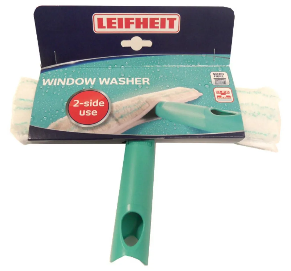 Leifheit Fensterreiniger Leifheit 51163 Fenstereinwascher Window Washer mit 2-Faser Wischbezug