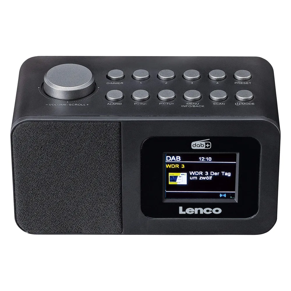 Radio Lenco CR-625BK Tragbar DAB DAB+ FM LCD Schwarz 3 W