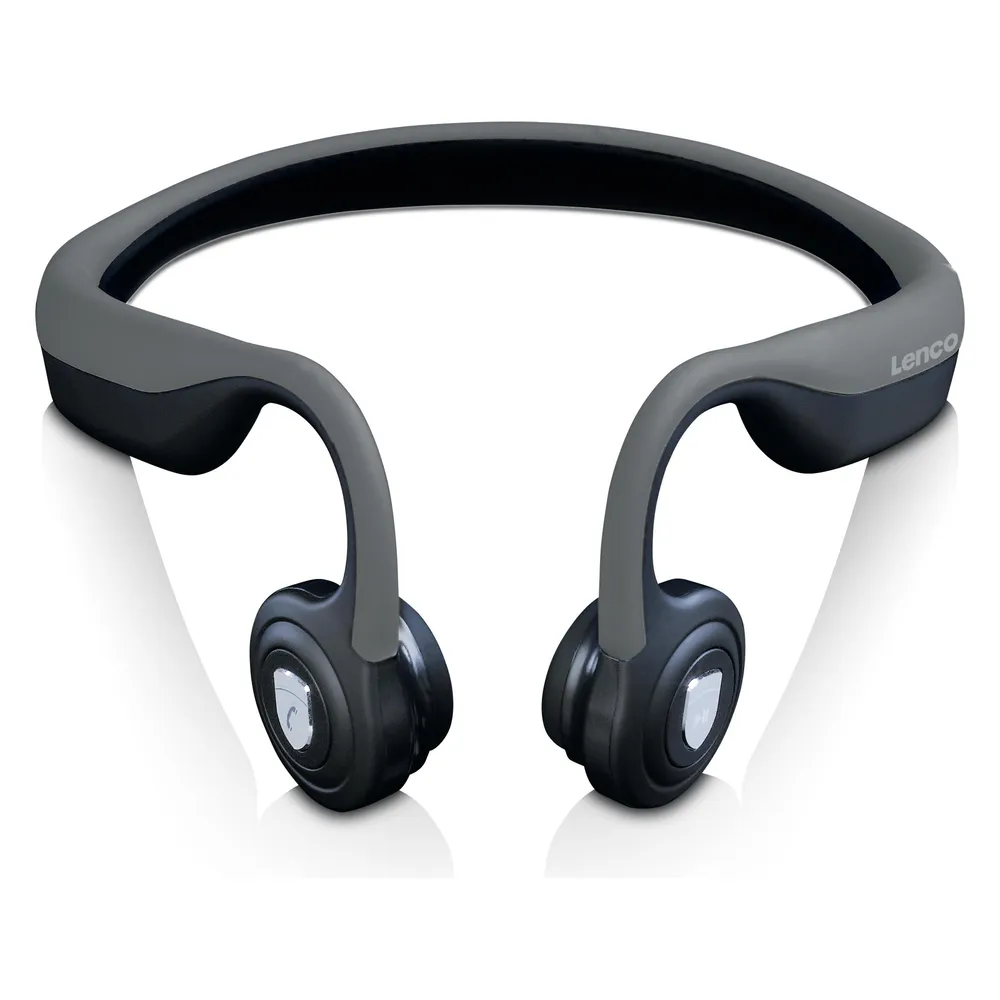 Lenco HBC-200GY kabellose Bluetooth Sportkopfhörer mit IPX5 Schutz schwarz