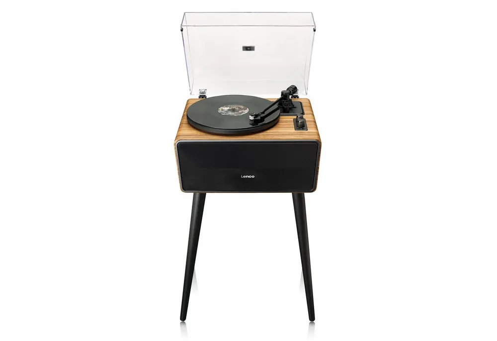 Lenco LS-570OK Plattenspieler (Riemenantrieb, Bluetooth, RCA-Ausgang, Aux-In für flexiblen Musikgenuss im Holzdesign)