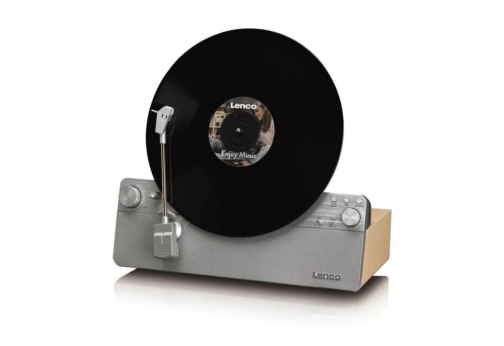 Lenco LSA-071SI Plattenspieler (Riemenantrieb, Auto Start, Auto Return und Auto Repeat)