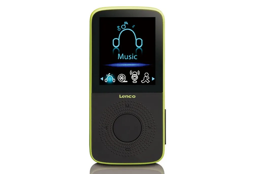 Lenco PODO-153 MP3-Player (4 GB, MP3-Player/Schrittzähler erweiterbar bis 32 GB, 3h Akku in 2 Farben)