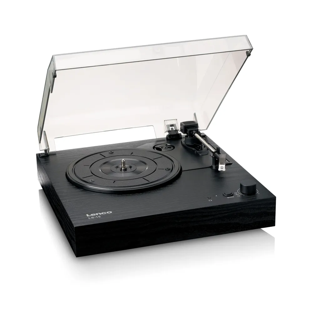 LS-15BK schwarz Plattenspieler