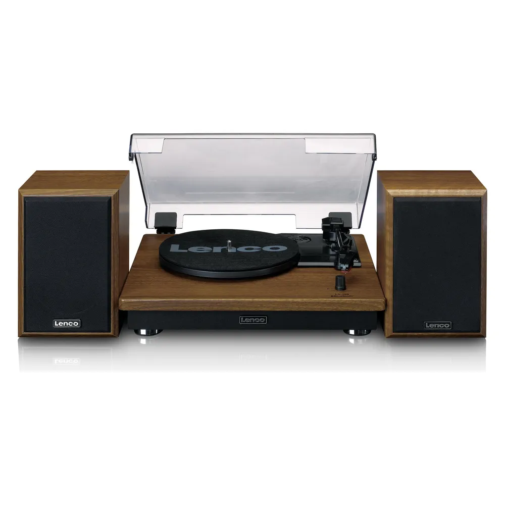Tocadiscos Lenco LS-100WD Automatisch 33/45/78 RPM Schwarz Roble