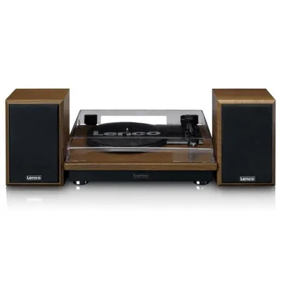 Tocadiscos Lenco LS-100WD Automatisch 33/45/78 RPM Schwarz Roble
