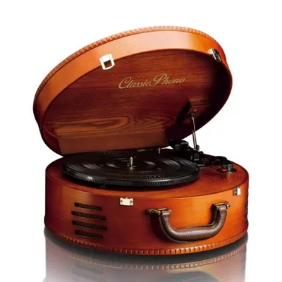 Plattenspieler Lenco TT-34 Automatik Holz 33/45/78 RPM USB
