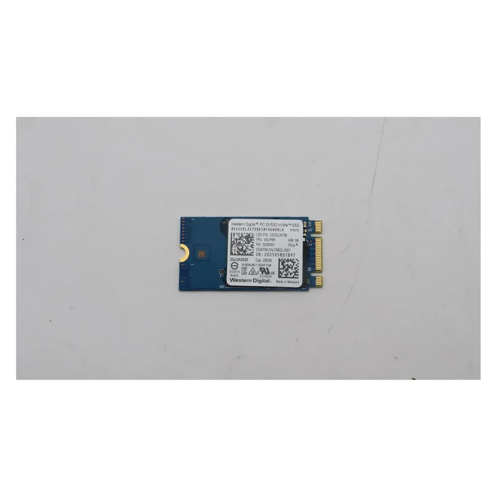 Lenovo SSD M.2 PCIe NVMe FRU SSD (256 GB, M.2 2242)