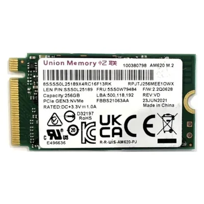 Lenovo 256G,M.2,2242,PCIe3x2,TOS