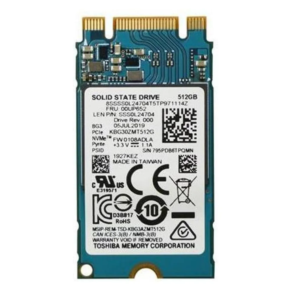 Lenovo TOSHIBA BG4 512GB M.2 PCIe