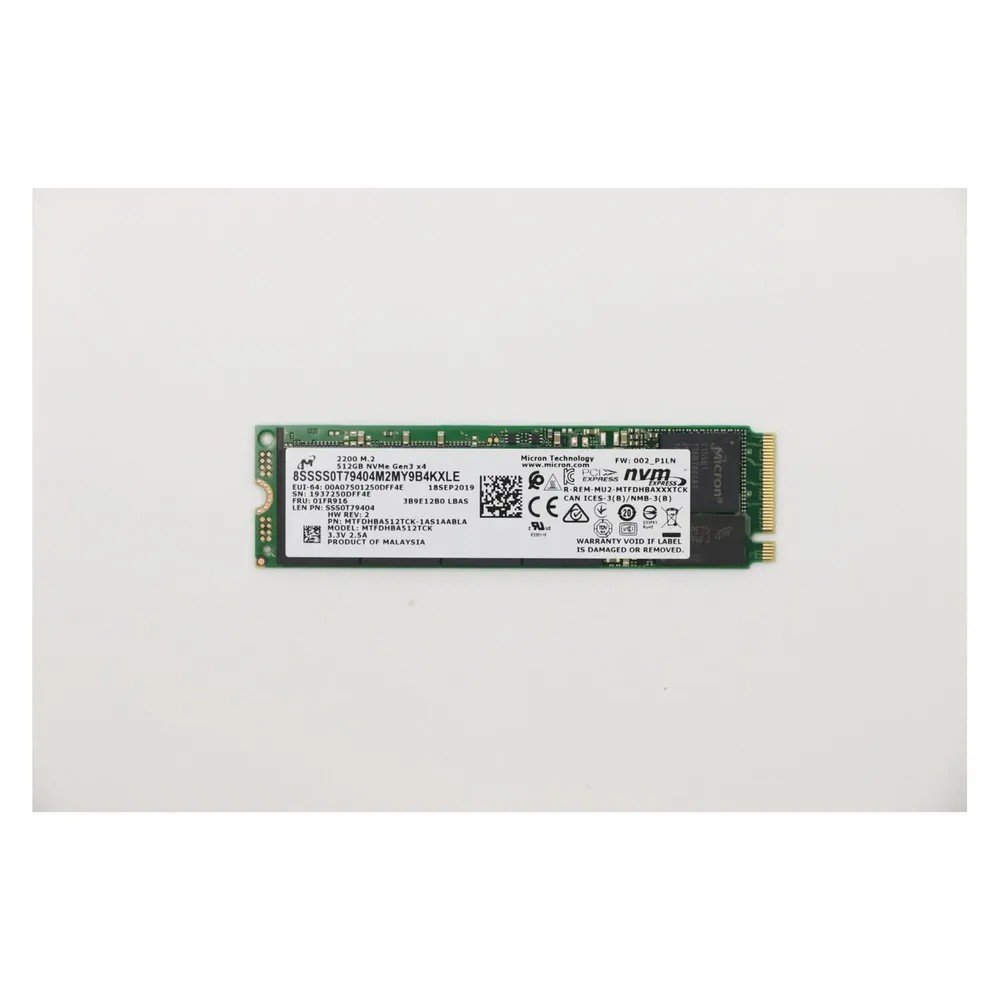 Lenovo Micron 2200 512GB M.2 PCIe