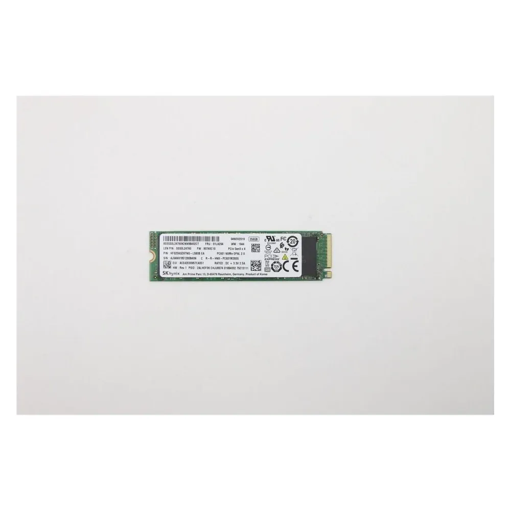 Lenovo SSD M.2 PCIe NVMe FRU SSD (256 GB, M.2, M.2 2280)