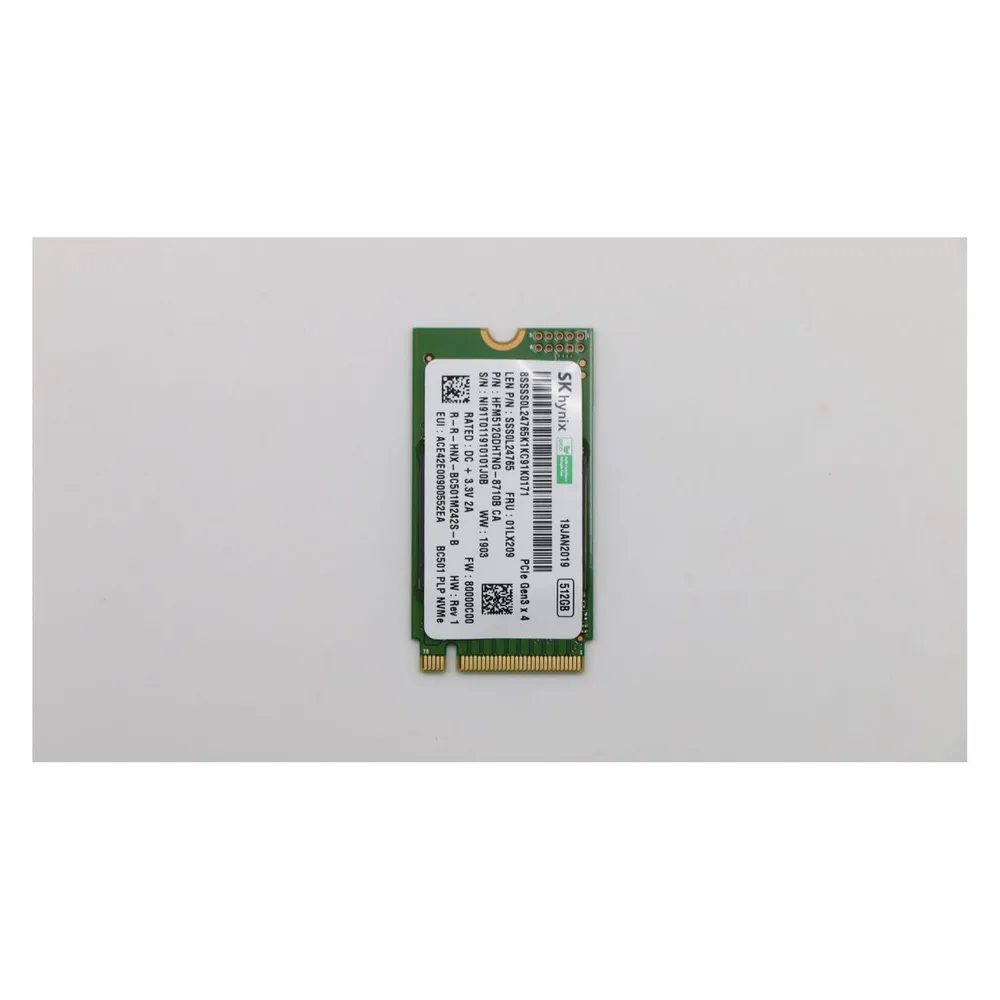 Lenovo SSD M.2 PCIe NVMe FRU SSD (512 GB, M.2 2280)