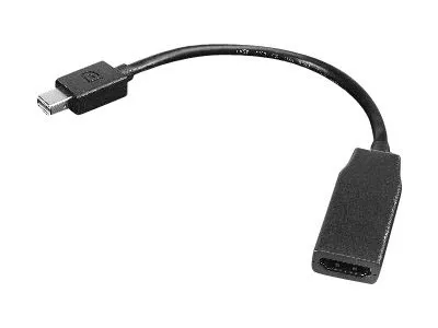 0,2 m Mini DisplayPort M zu HDMI H Kabel, 4K 30Hz, Schwarz