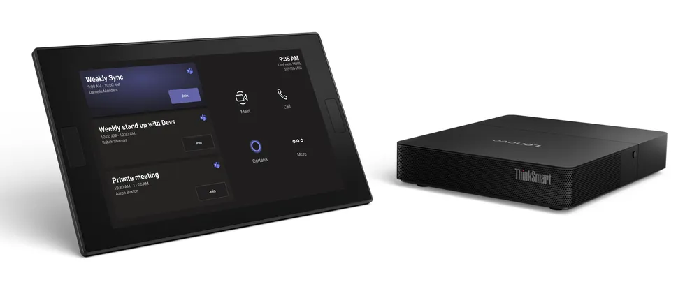 Mini PC Lenovo ThinkSmart Core Gen 2 für Microsoft Teams, Bildschirm 10,1 Zoll