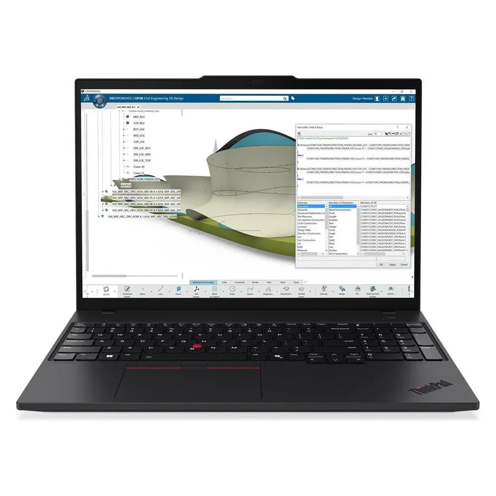 Lenovo ThinkPad P16s Gen 5 (16", 1000 GB, 64 GB, DE, AMD Ryzen AI 7 PRO 450)