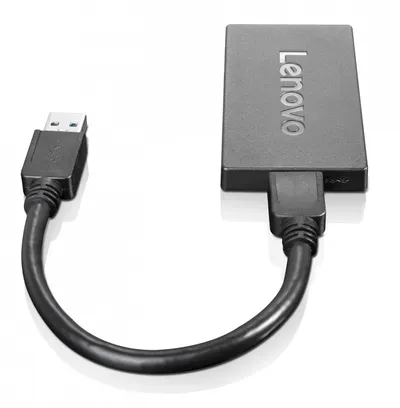 Lenovo 4X90J31021 USB-Grafikadapter 3840 x 2160 Pixel Schwarz