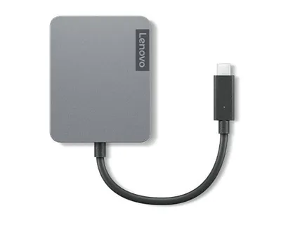Lenovo 4X91A30366 Schnittstellen-Hub USB 2.0 Type-C Grau 4X91A30366