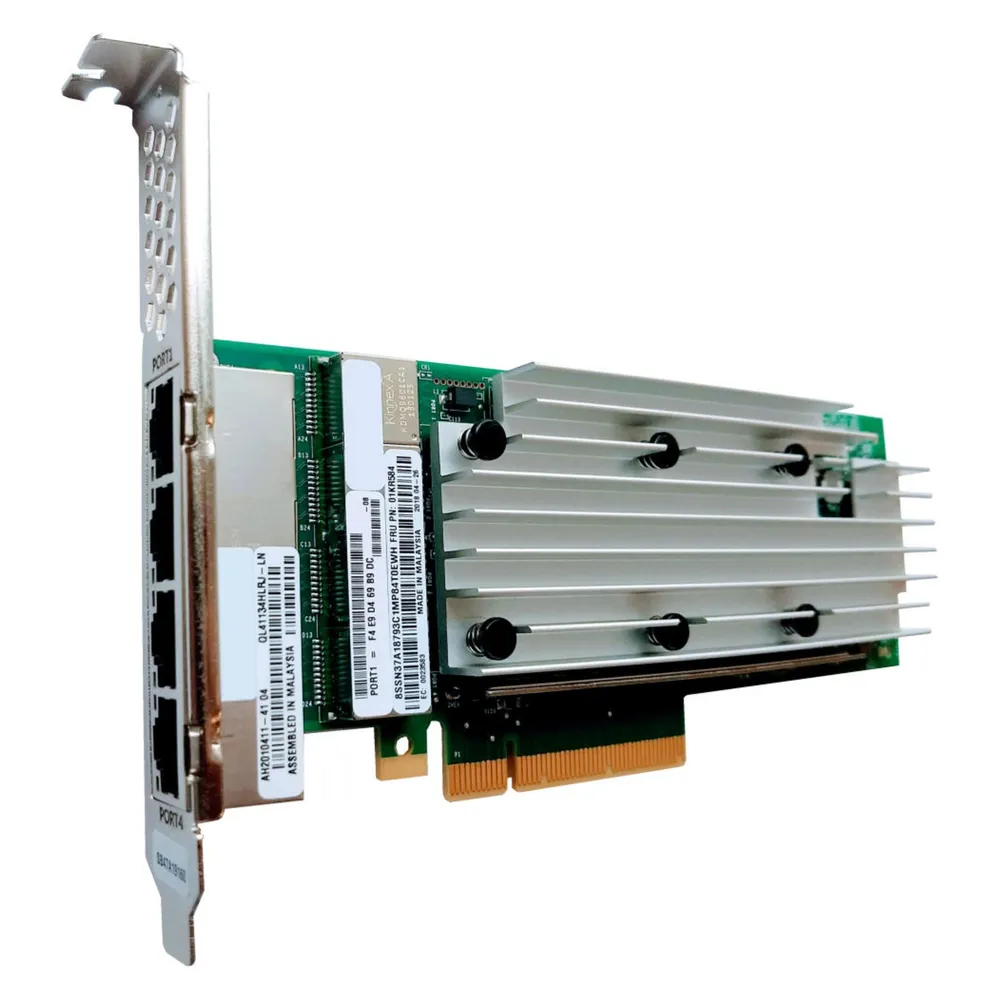 Lenovo DCG ThinkSystem QLogic QL41134 PCIe 4-Port Base-T Ethernet Adapter