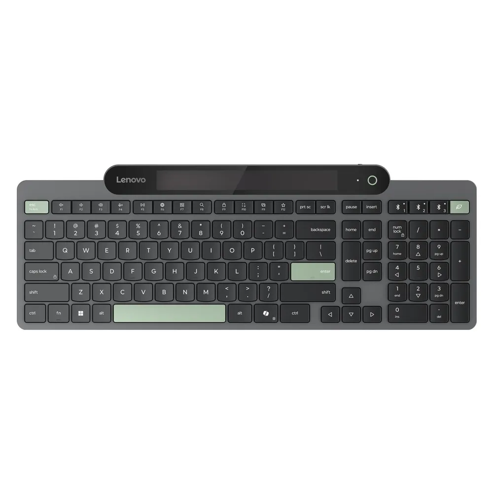Lenovo Self-Charging Bluetooth Keyboard (DE, Kabellos)