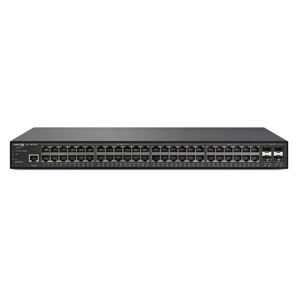 Lancom Systems LANCOM GS-3652XP Managed L3-Lite multi-gig PoE+802.3at switch 36x 1GE PoE+