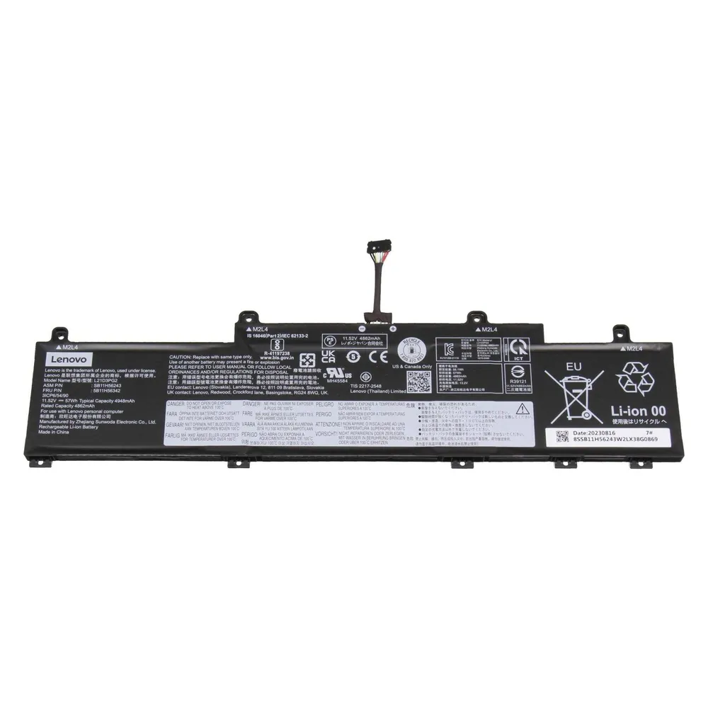 Lenovo BATTERY 3cell 57Wh 15.52V (3 Zellen, 4948 mAh)