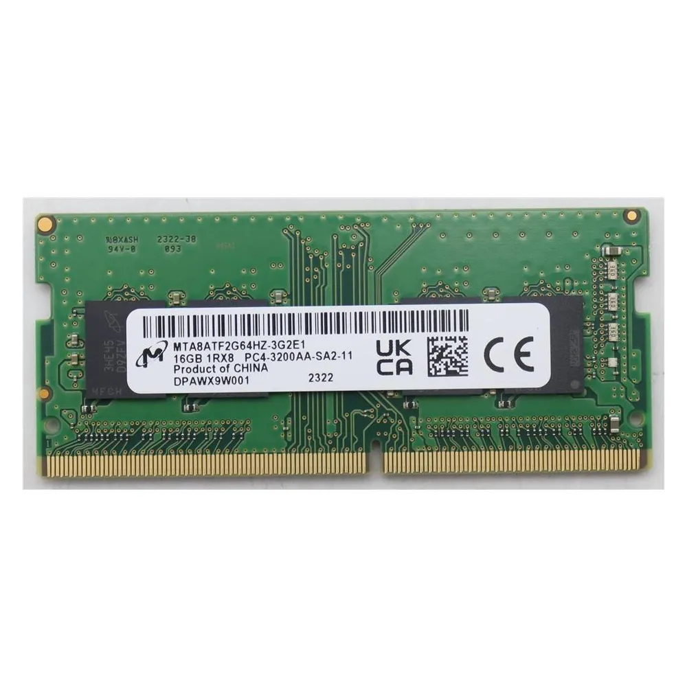 Lenovo SODIMM,16GB, DDR4, 3200 (1 x 16GB, 3200 MHz, DDR4-RAM, SO-DIMM)