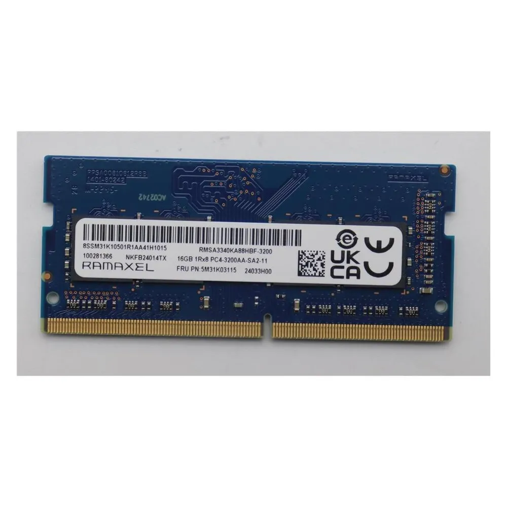 Lenovo SODIMM,16GB, DDR4, 3200 (1 x 16GB, 3200 MHz, DDR4-RAM, SO-DIMM)