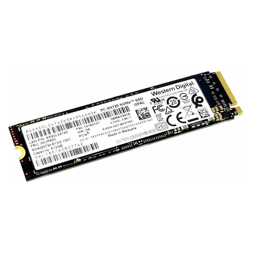 Lenovo SSD,512G,M.2,2280,WD,OPAL
