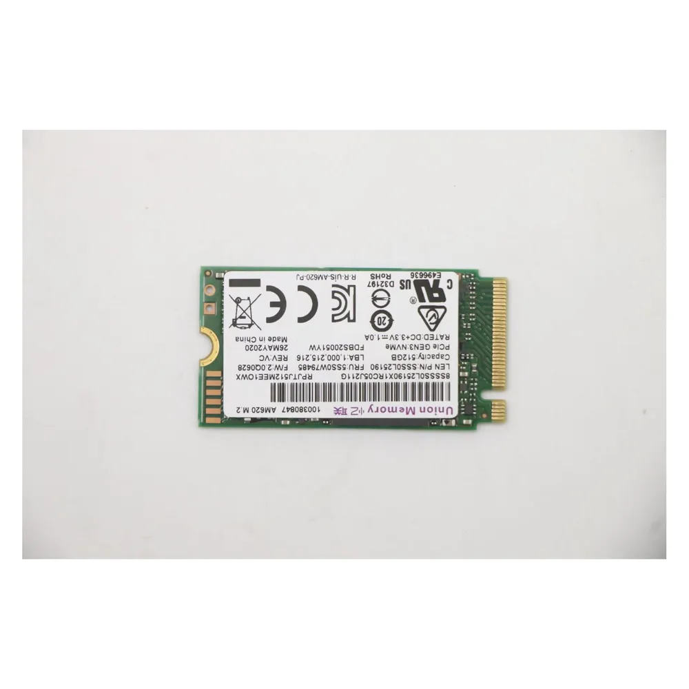 Lenovo SSD 512B M.2 2242 PCIe3x4 UM STD