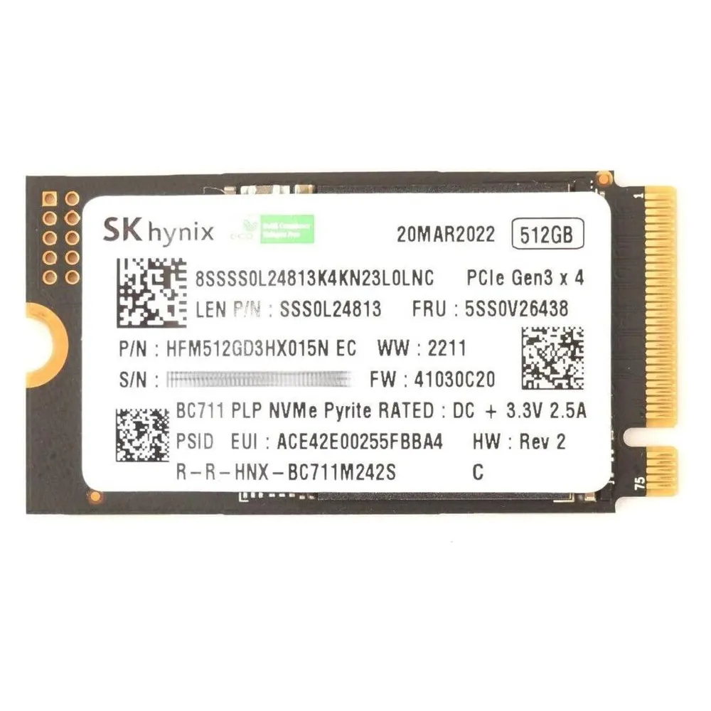 Lenovo Ssd asm (512 GB, M.2 2242)