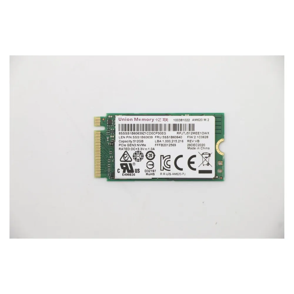 Lenovo UMIS AM620 512GB PCIe 2242 (512 GB, M.2 2242)
