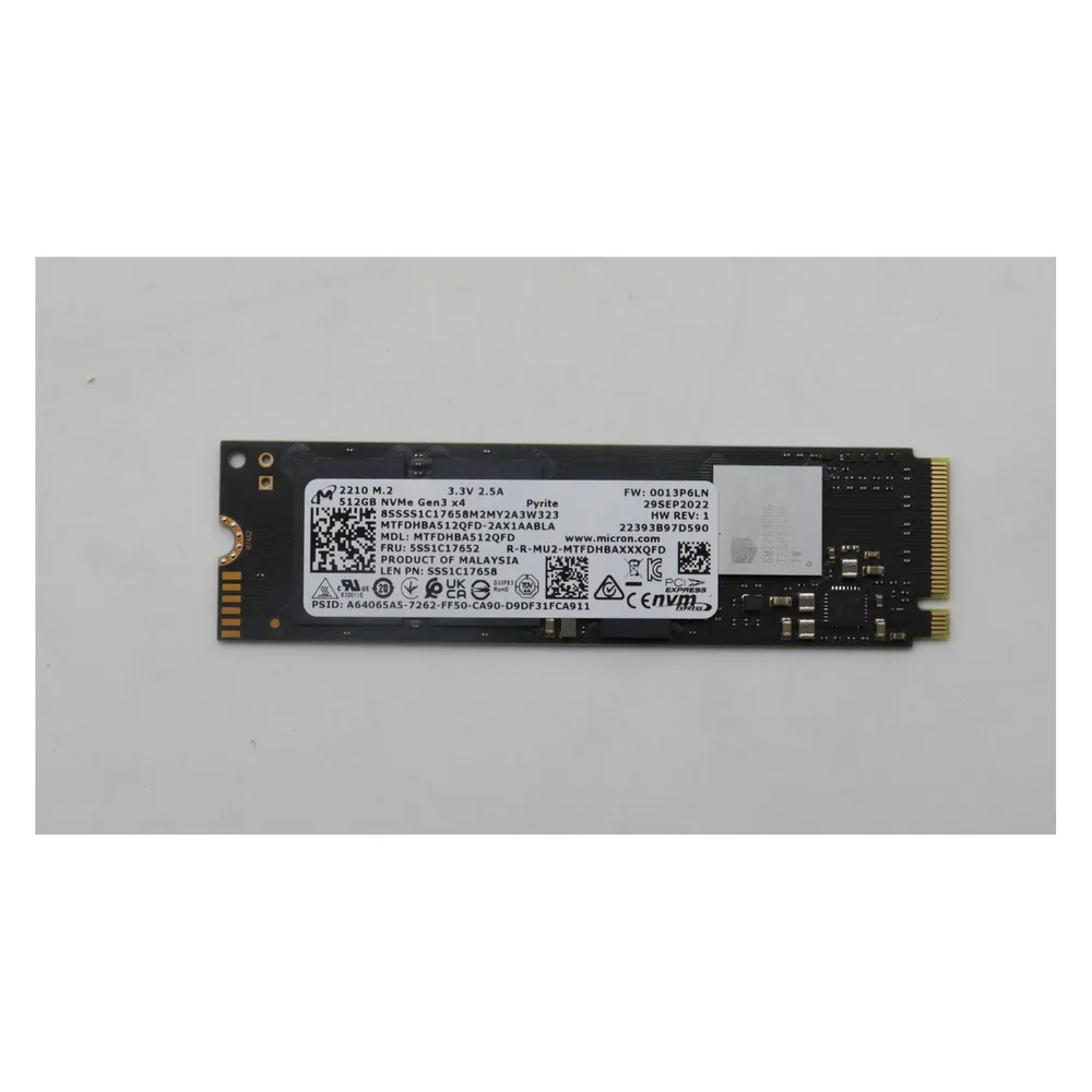 Lenovo Micron 2210 512GB M.2 PCIe (512 GB, M.2 2280)