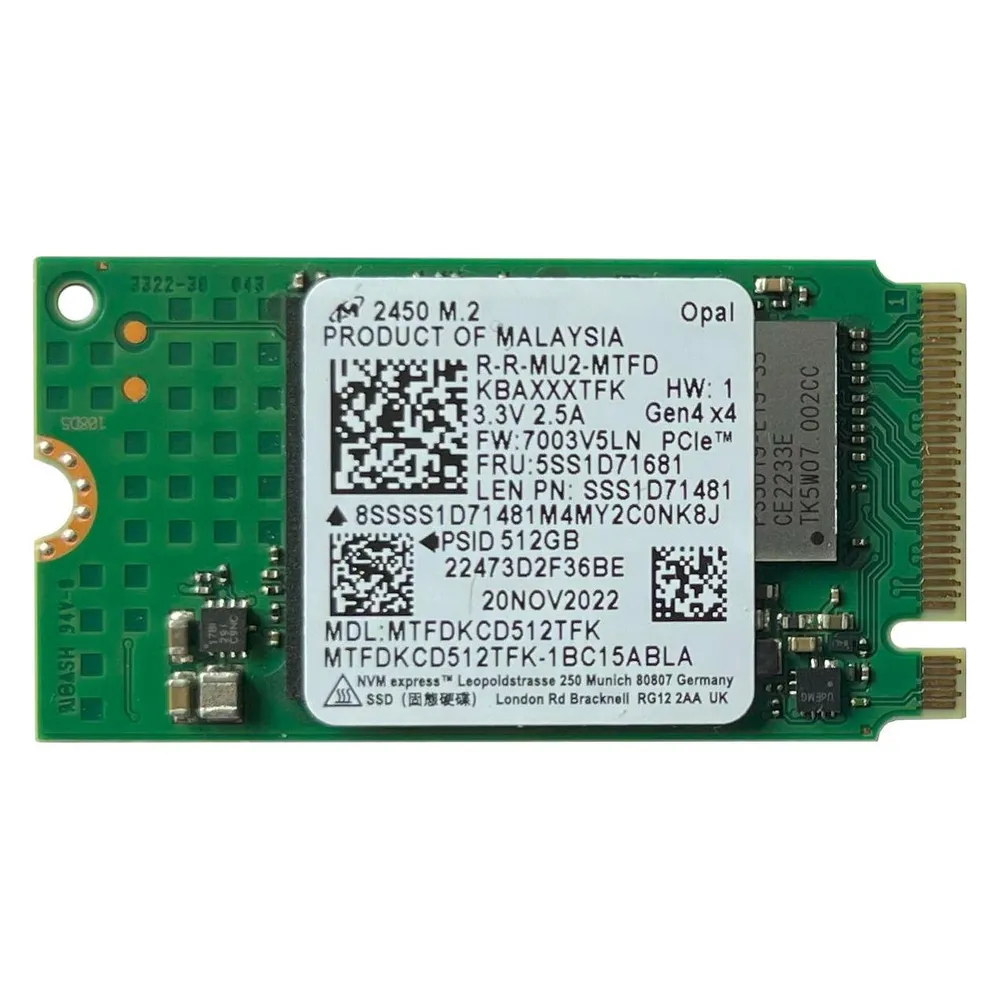 Lenovo Ssd asm (512 GB, M.2 2242)