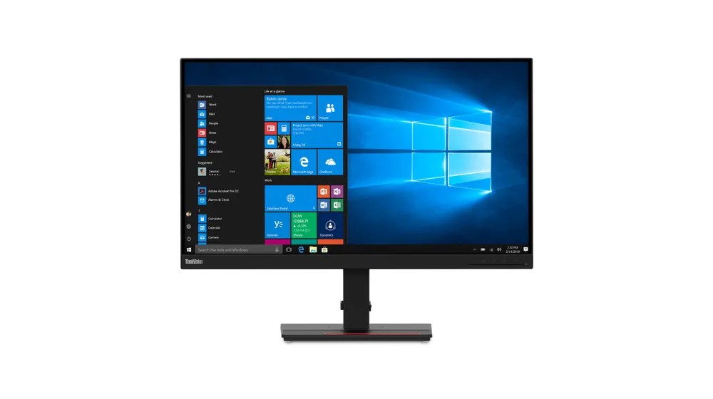 Lenovo ThinkVision T27q-20 Computerbildschirm 68,6 cm (27") 2560 x 1440 Pixel Quad HD LCD Schwarz