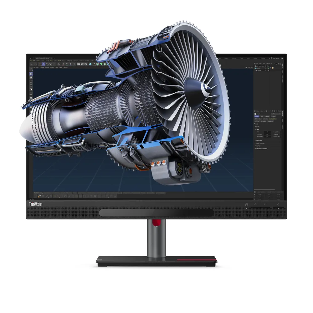 Lenovo ThinkVision 27 3D-Monitor, 27 Zoll, 4K Ultra HD, 60 Hz, IPS, 3D, HDR10, USB-C-Lautsprecher, VESA verstellbar