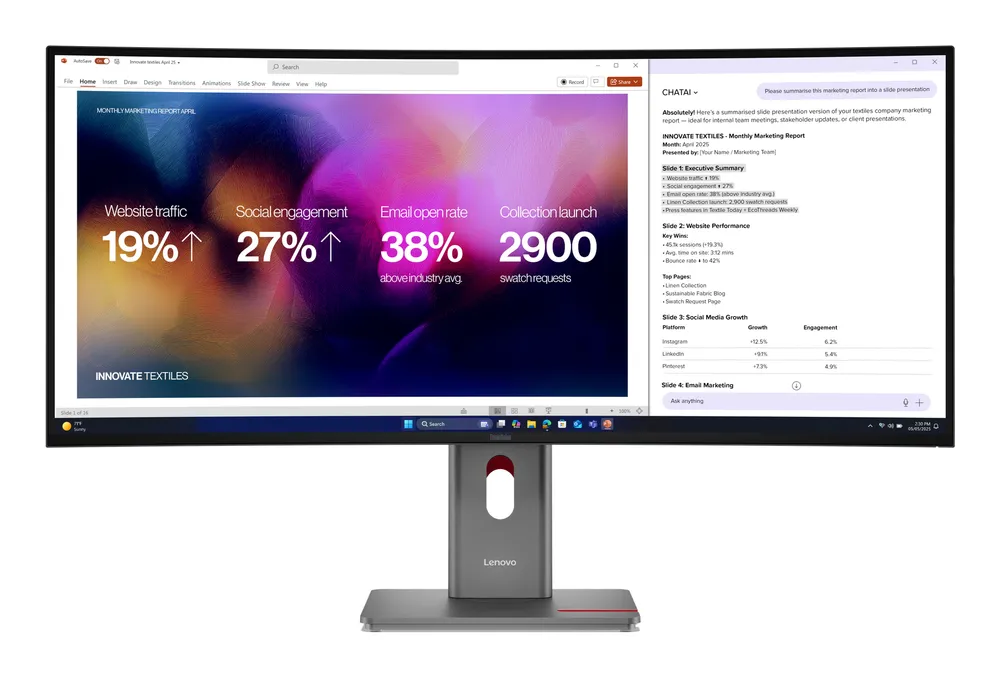 Lenovo ThinkVision P40WD-40 | 64b4xat1eu | LED-Monitor - gebogen
