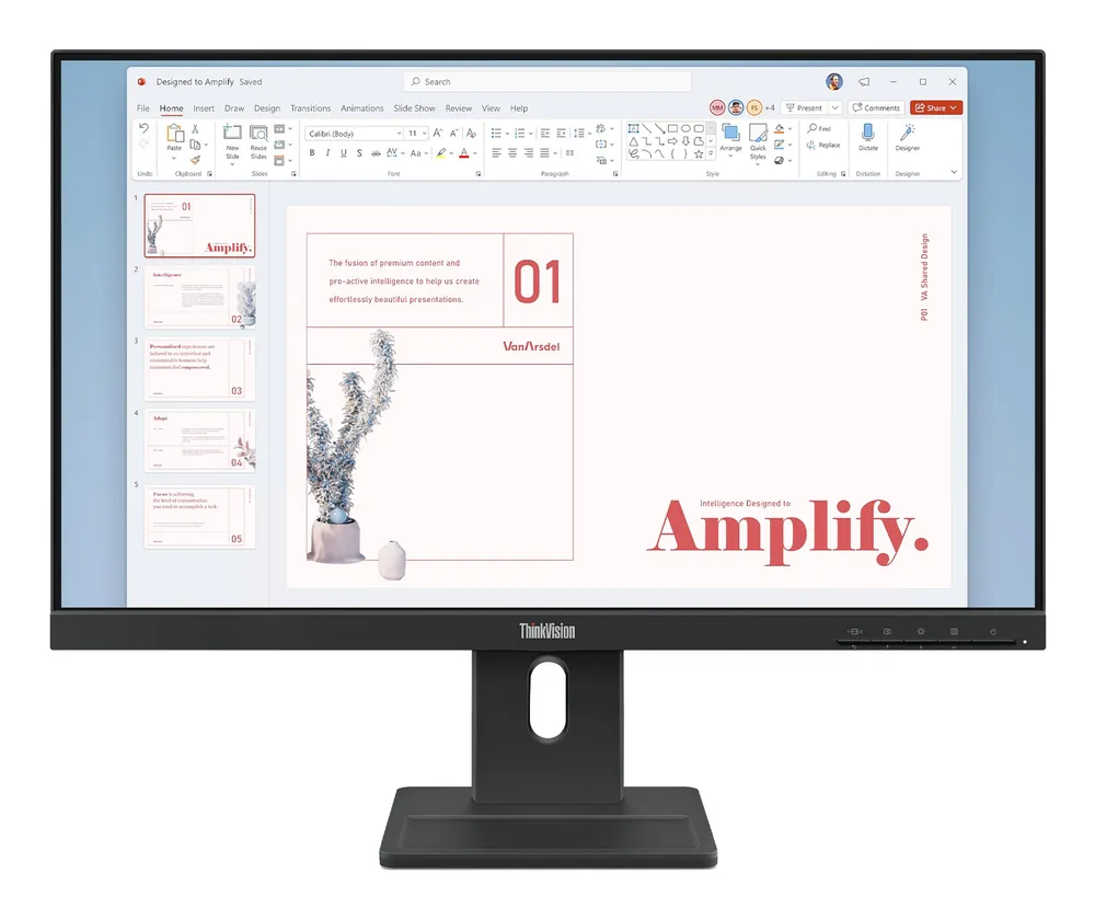 Monitor Lenovo ThinkVision E24-40 23,8" FullHD 100Hz IPS Lautsprecher Höhenverstellbar Pivot